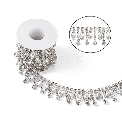 Iron Crystal Rhinestone Cup Chain CH-CW0001-02-1