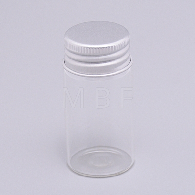Round Glass Storage Containers for Cosmetic GLAA-WH0025-13D-1