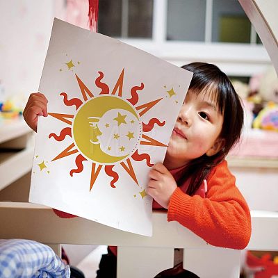 Large Plastic Reusable Drawing Painting Stencils Templates DIY-WH0172-699-1