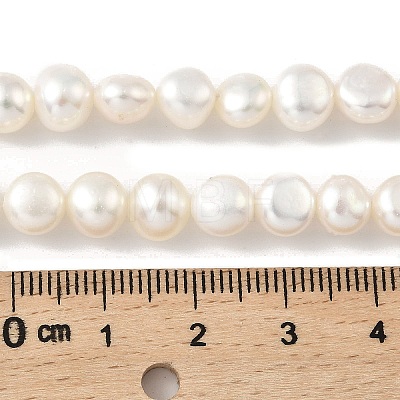 Natural Cultured Freshwater Pearl Beads Strands PEAR-A006-08G-1