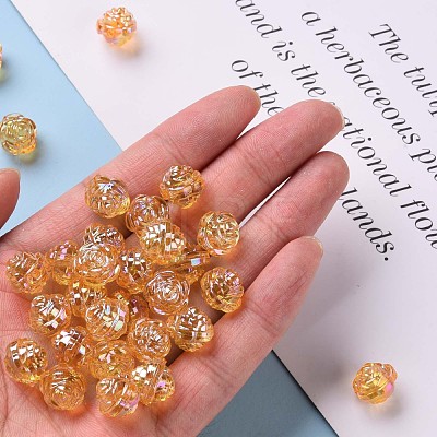 Transparent Acrylic Beads TACR-S154-33C-919-1