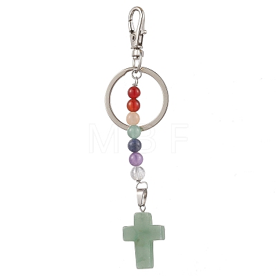 Gemstone Cross Keychain KEYC-JKC01040-01-1