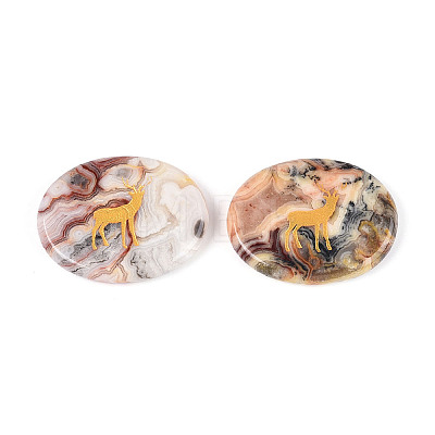 Natural Crazy Agate Cabochons G-T143-28L-1