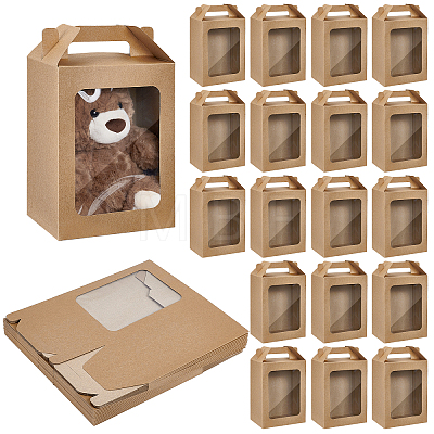 24Pcs Rectangle Paper Storage Gift Boxes CON-WA0001-33C-1