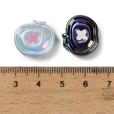 Baking Paint Opaque Acrylic Beads MACR-K366-01-1