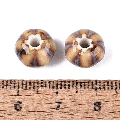 Vintage Handmade Porcelain Beads PORC-Q006-07D-1