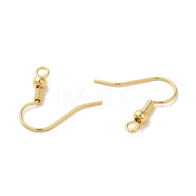 Brass Hoop Earring Findings KK-E098-01G-1
