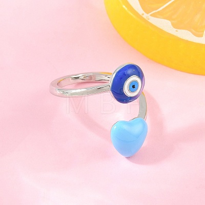 Brass Cuff Open Rings for Women KK-CBA17E5-01P-1