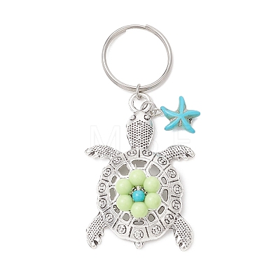 Tortoise Alloy & Acrylic Keychains KEYC-JKC01452-1