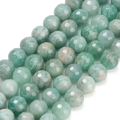 Natural Amazonite Beads Strands G-C280-B13-8mm-1