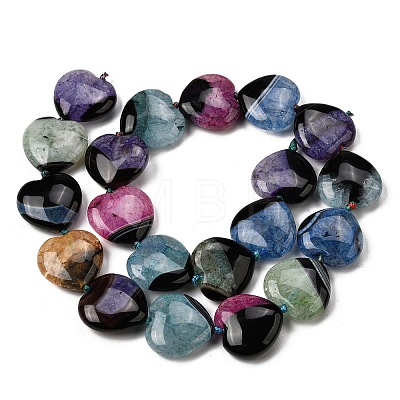 Natural Agate Beads Strands G-F820-E01-01-1