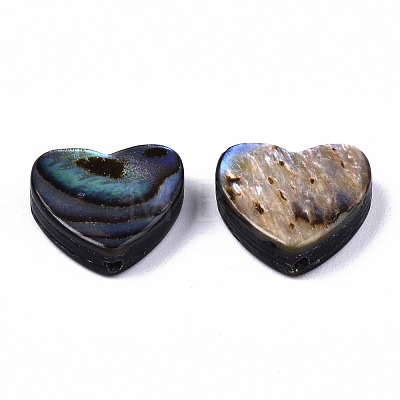 Natural Abalone Shell/Paua Shell Beads SSHEL-T014-16B-1
