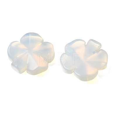 Synthetic Opalite Carved Clover Display Decorration GG-CBA6D08-D09-1
