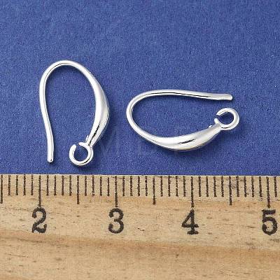 Brass Earring Hooks KK-A236-13S-1