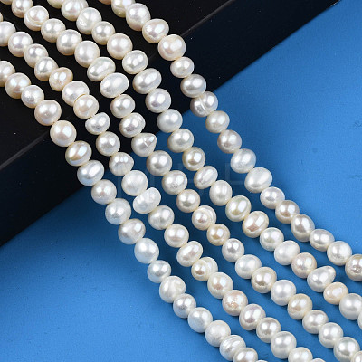 Natural Cultured Freshwater Pearl Beads Strands PEAR-N013-05C-1