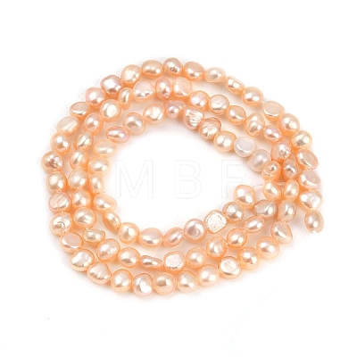 Natural Cultured Freshwater Pearl Beads Strands PEAR-P064-19B-11C-1