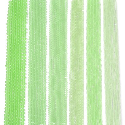 Transparent Glass Beads Strands EGLA-A044-T6mm-MD09-1