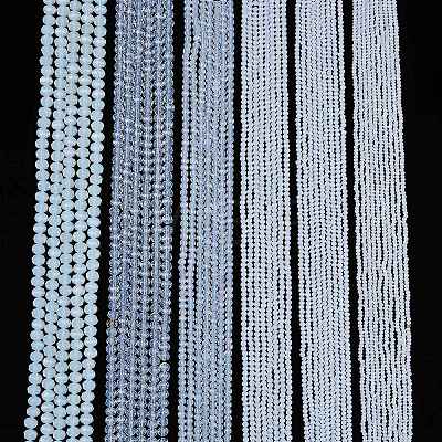 Glass Beads Strands EGLA-A044-J1mm-D06-1