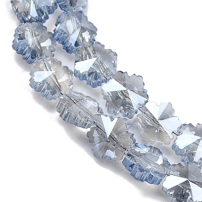 Electroplate Glass Beads Strands EGLA-B011-01A-PL03-1