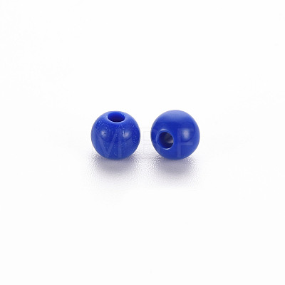 Opaque Acrylic Beads MACR-S370-C6mm-10-1