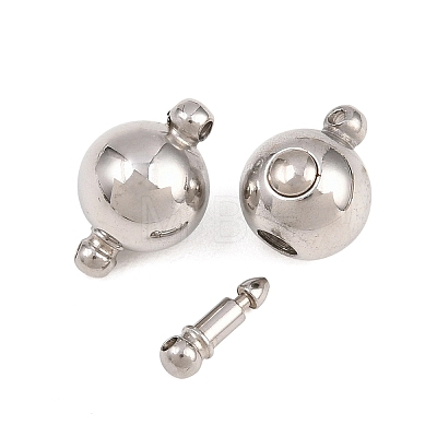 304 Stainless Steel Box Clasps STAS-Z203-02P-1