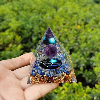 Orgonite Pyramid Resin Energy Generators PW-WGB439A-01-1