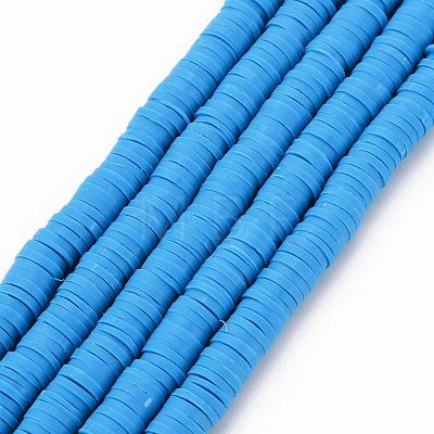 Handmade Polymer Clay Bead Strands CLAY-T002-6mm-30-1