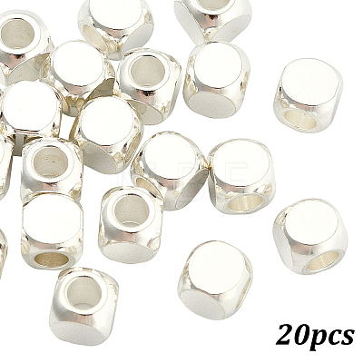 20Pcs 201 Stainless Steel Beads STAS-YW0003-23S-1