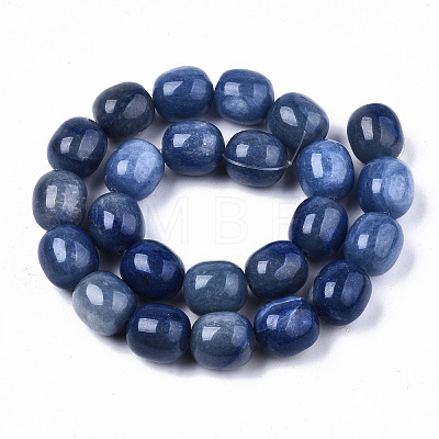 Natural Blue Aventurine Beads Strands G-S359-220-1