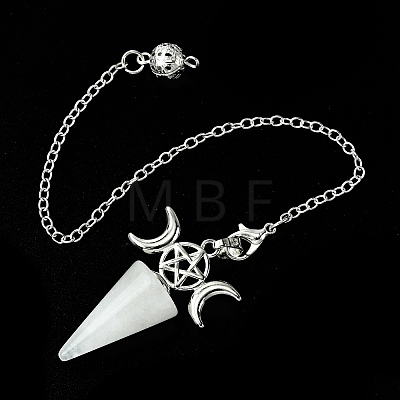 Natural Quartz Crystal Cone Dowsing Pendulum Big Pendants G-C114-01P-21-1