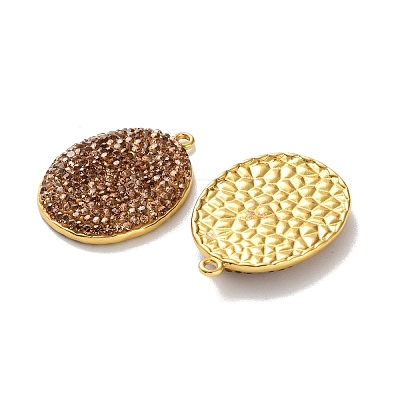 Long-Lasting Plated Brass Pave Rhinestone Pendants KK-K362-08G-02-1