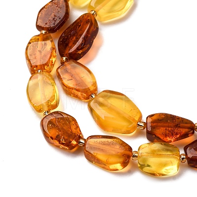 Gradient Color Natural Amber Beads Strands G-F803-E01-01-1