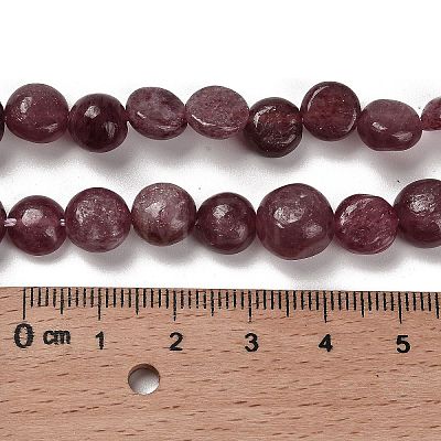 Natural Strawberry Quartz Beads Strands G-P497-01E-88-1
