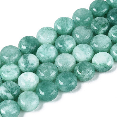 Dyed Natural White Jade Beads Strands G-T143-16D-1