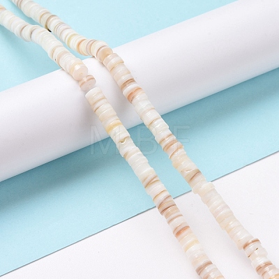 Natural Freshwater Shell Beads Strands X-SHEL-G011-09-A02-1