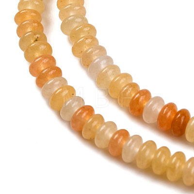 Natural Golden Silk Jade Beads Strands G-NH0009-01A-1