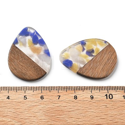 Resin and Walnut Pendants FIND-R051-04B-1