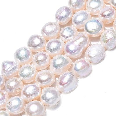 Natural Cultured Freshwater Pearl Beads Strands PEAR-N014-08D-1