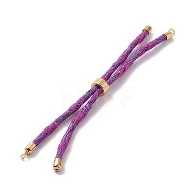 Nylon Cord Silder Bracelets MAK-C003-01G-1