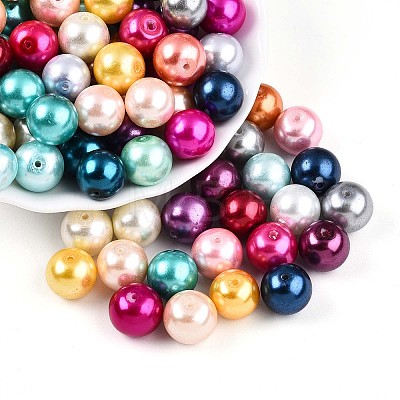 Glass Pearl Beads HY-Q003-12mm-M01-1