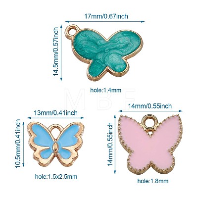 Alloy Enamel Pendants ENAM-TA0001-66-1