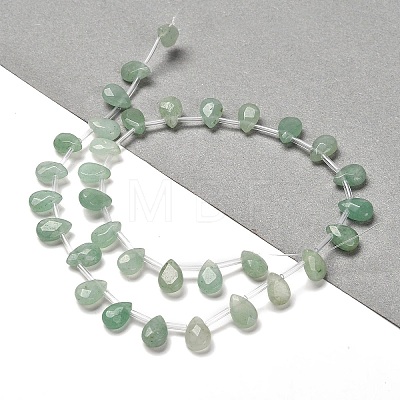 Natural Green Aventurinee Beads Strands G-Q167-A06-02D-1