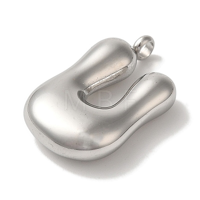 Non-Tarnish Ion Plating(IP) 304 Stainless Steel Pendants STAS-M017-08P-14-1