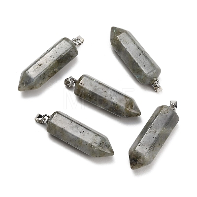 Natural Labradorite Pendants GG-CBAA0EE-02P-02-1