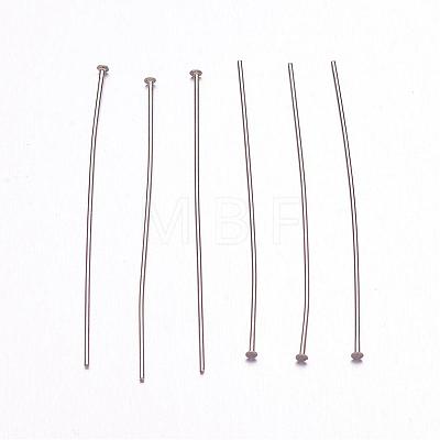 Tarnish Resistant 304 Stainless Steel Flat Head Pins STAS-H358-03A-1