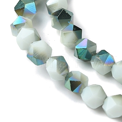 Electroplate Glass Beads Strands EGLA-K061-06A-HP01-1