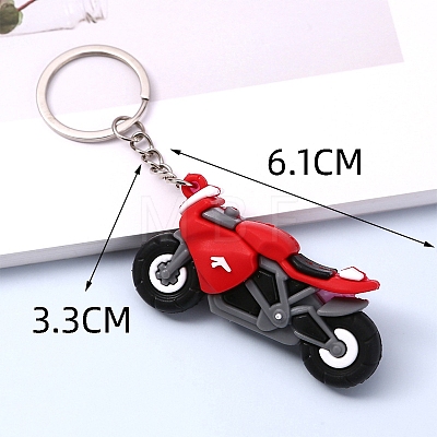 Motorcycle PVC Bag Keychain PW-WGC870C-01-1