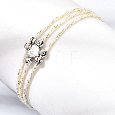 Polyester Multi-Strand Bracelets FB-CBA983F-02P-1