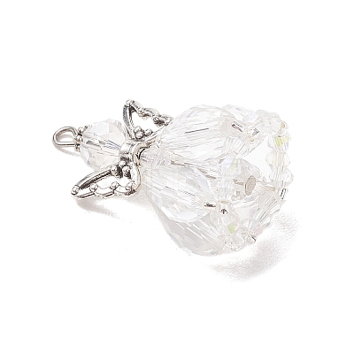 Glass Pendants PALLOY-MZ01272-01-1