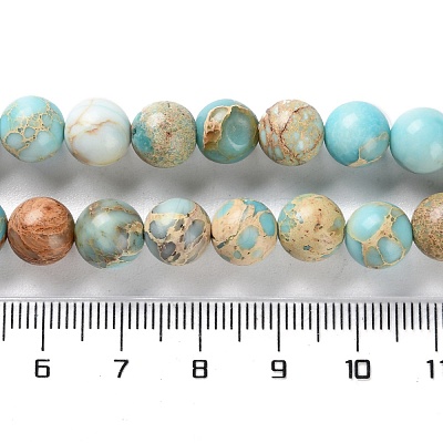 Dyed Natural Regalite/Imperial Jasper/Sea Sediment Jasper Beads Strands X-G-B124-C01-15-1